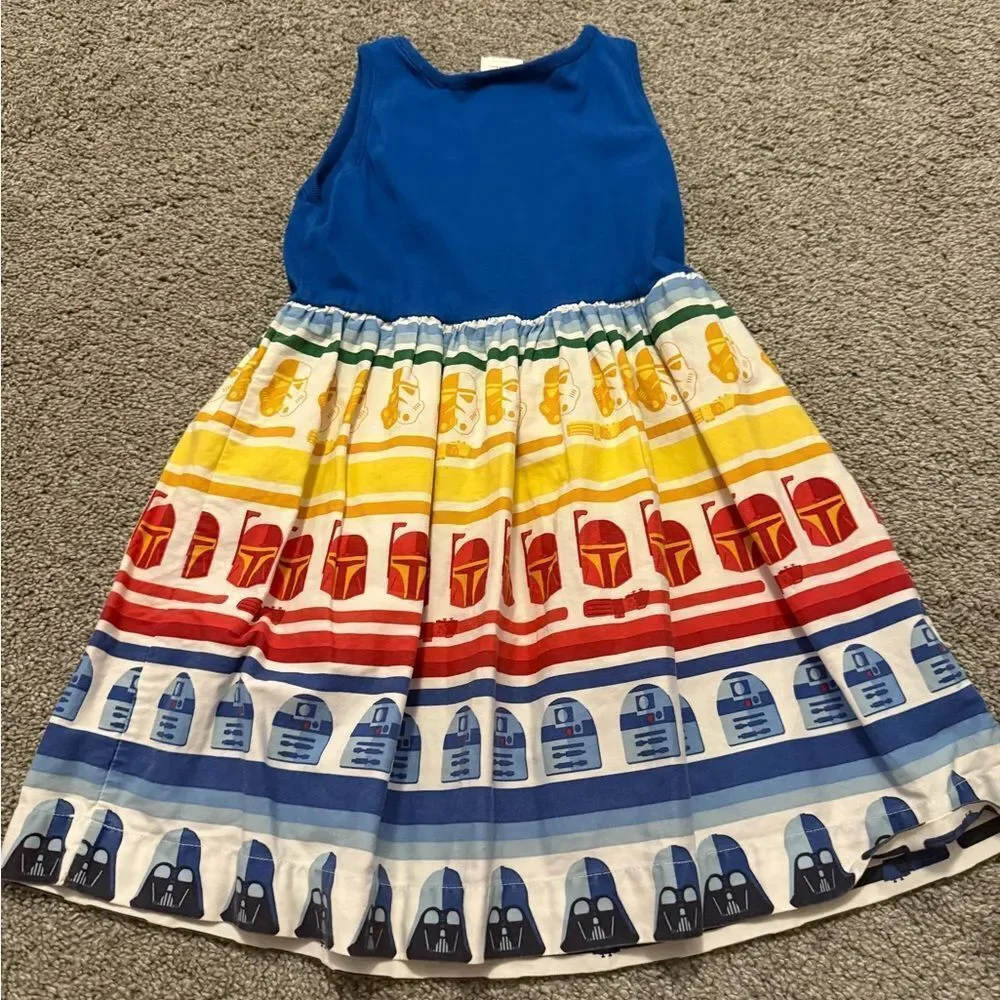 Hanna Andersson Star Wars Rainbow Character Dress Sz 110cm